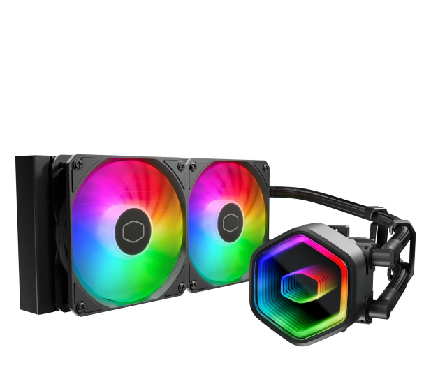 COOLER MASTER MasterLiquid 240 Core II ARGB 2x120mm - 1333144 - zdjęcie
